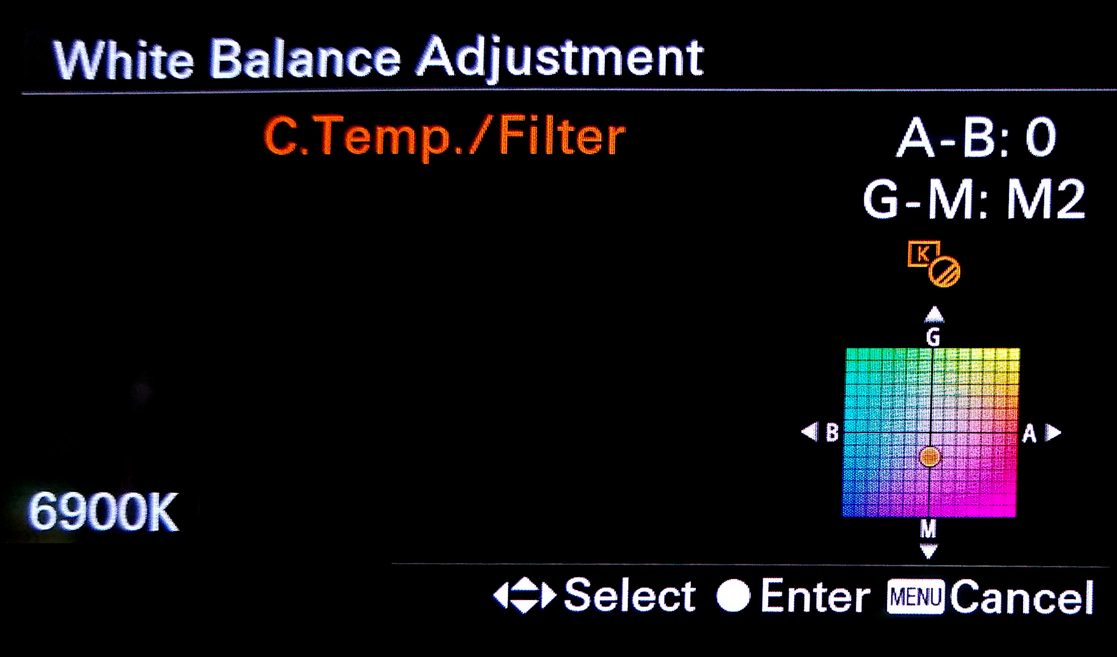 CamerColorAdjsutmentScreen