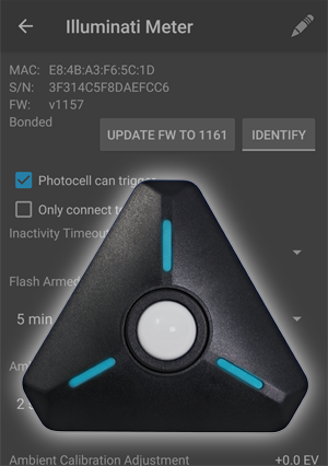 New firmware for your Illuminati Light meter
