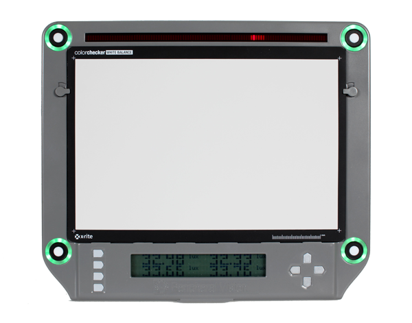 ChartHold_GrayCard Isolight chart holder with uniformity chart