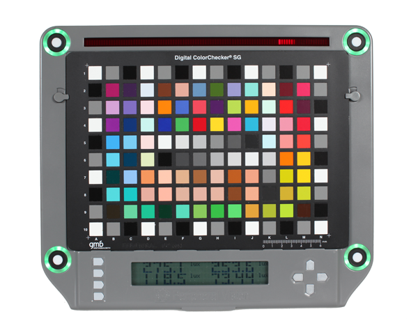 Isolight chart holder with Digital ColorChecker SG