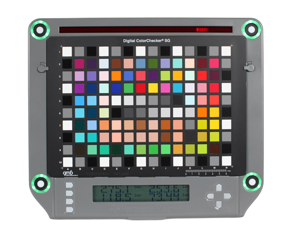 ChartHold_MBSGCC Isolight chart holder with Digital ColorChecker SG